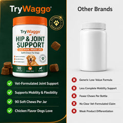 Hip & Joint Soft Chews for Dogs (90 chews)